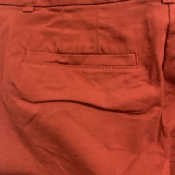 Classic Ann Taylor Loft Rust Red Capri Pant Woman's Petite 2 - Picture 7 of 11